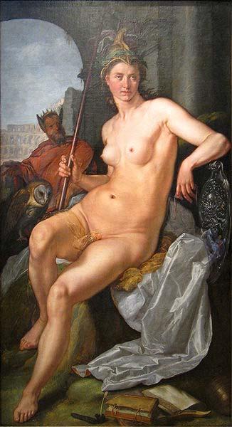 Hendrick Goltzius Minerva oil painting image
